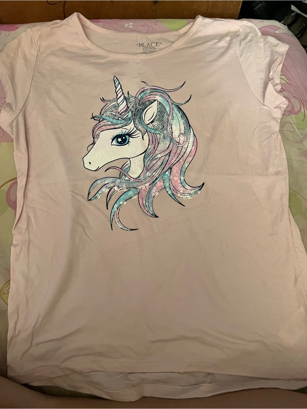 Place Soft Light Pink Kids Tee